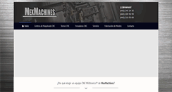 Desktop Screenshot of mexmachines.com.mx